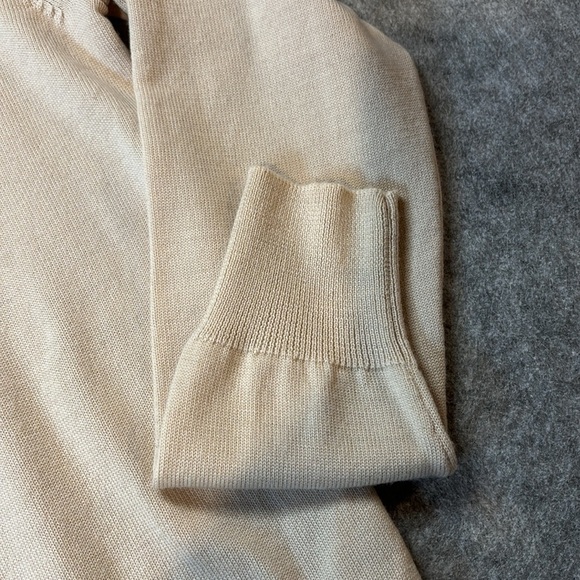 Comme Des Garcon PLAY Heart Patch  Cardigan in Beige. Made in Japan. - Picture 3 of 16